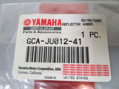 NEW OEM GCA-JU012-41-00 Yamaha Amber Reflector 0810