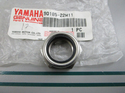 NEW OEM 90185-22M11 Yamaha Self Locking Nut 0810