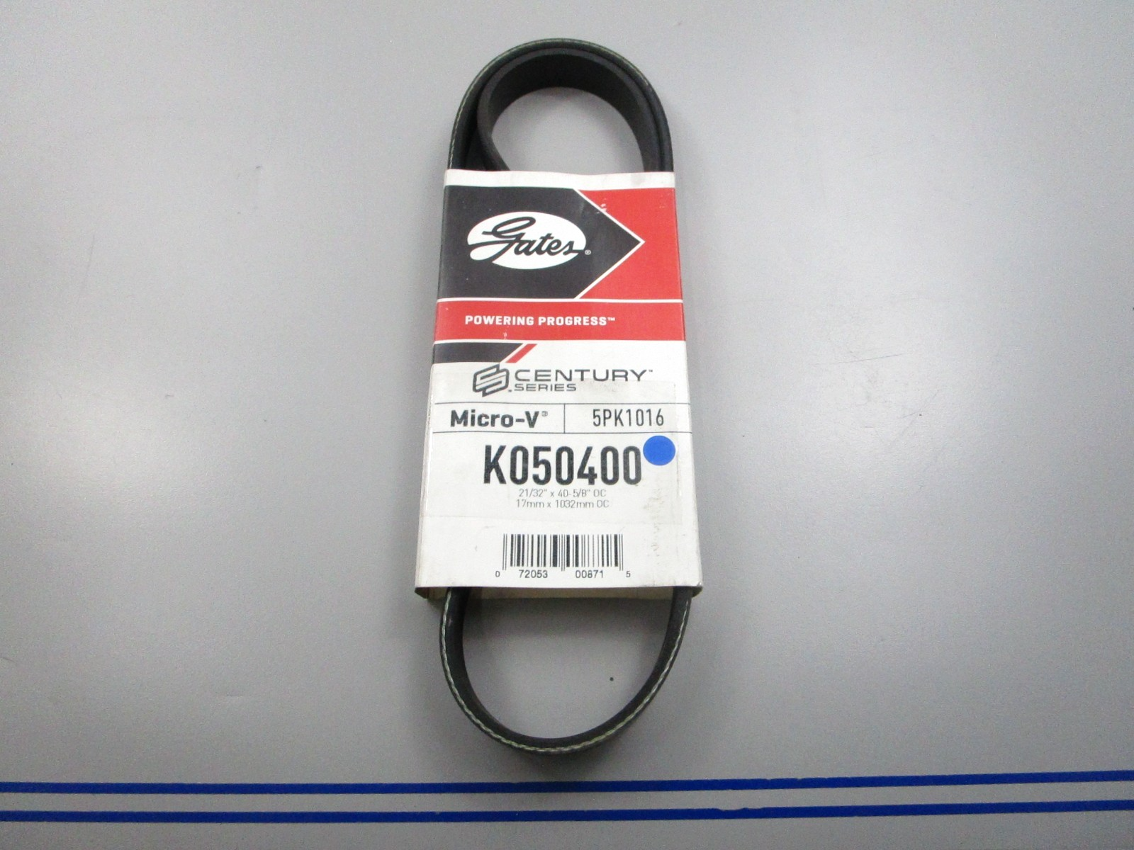 NEW K050400 Gates Micro-V Serpentine Belt 0810