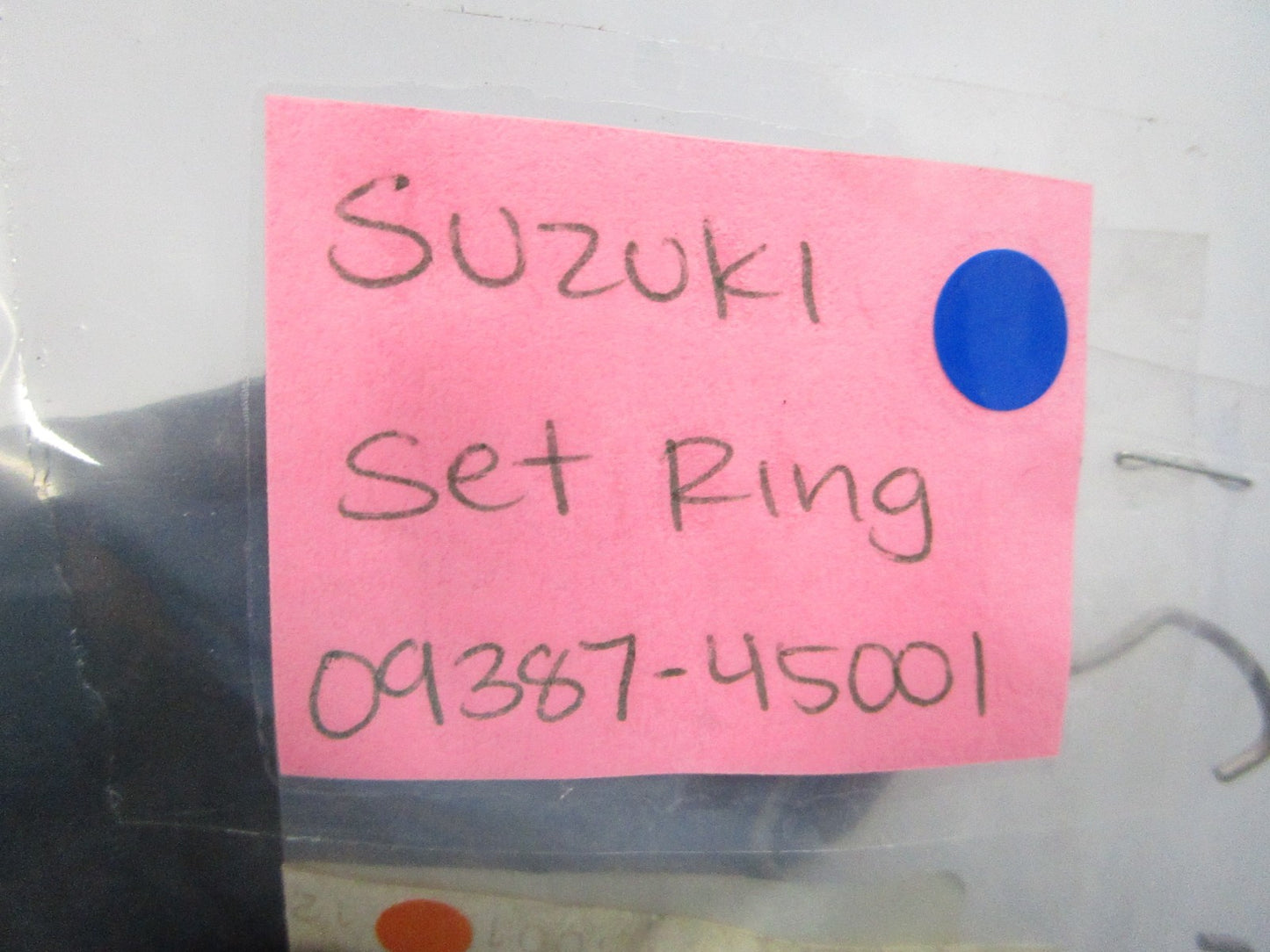 NEW OEM 09387-45001 Suzuki Set Ring 0810