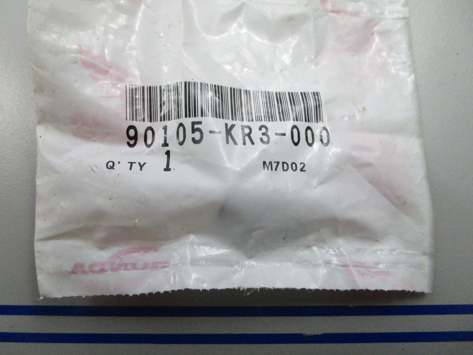 *NEW OEM* 0810 Honda Bolt 90105-KR3-000