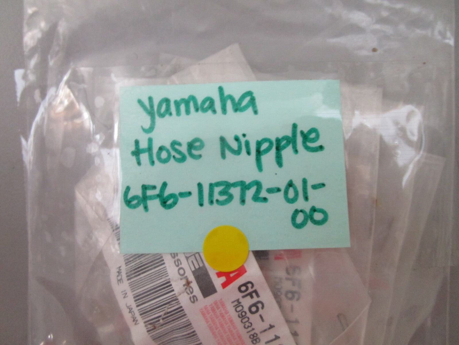 *NEW OEM* 0810 Yamaha Hose Nipple 6F6-11372-01-00