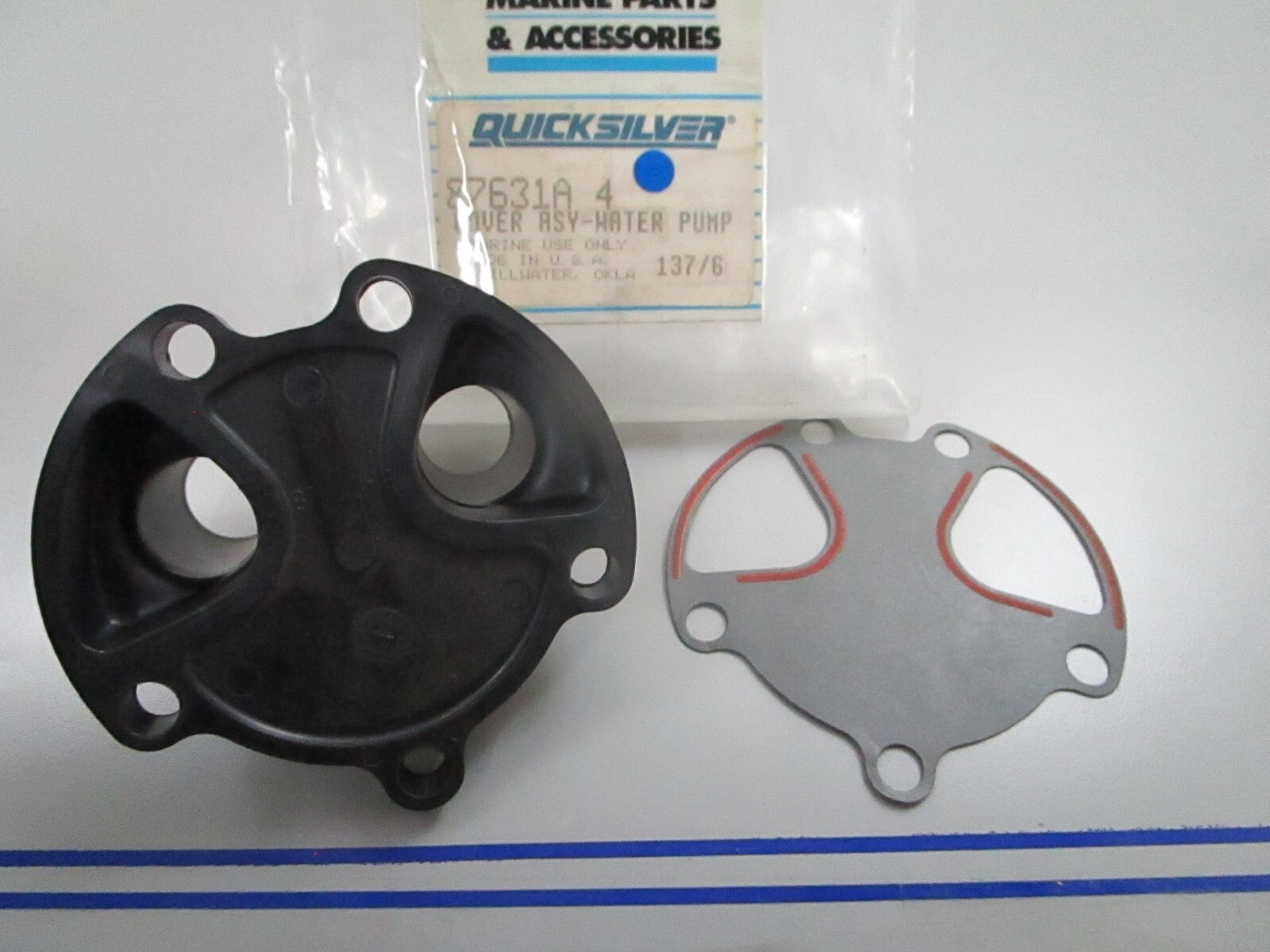 *NEW OEM* 0810 Mercury Quicksilver Water Pump Cover Assembly 87631A 4