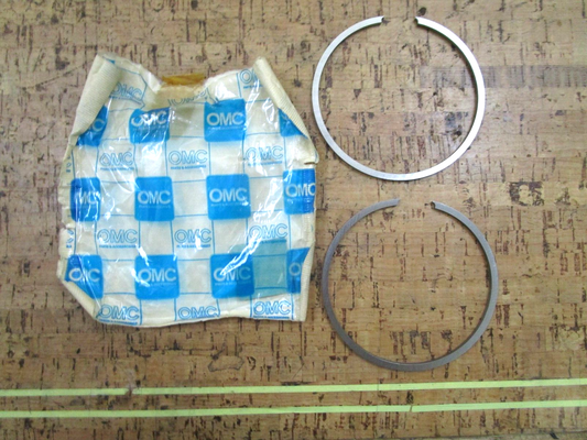 *NEW OEM* (LOT OF 2) 0750 OMC Johnson Evinrude PISTON RING 378436 0378436