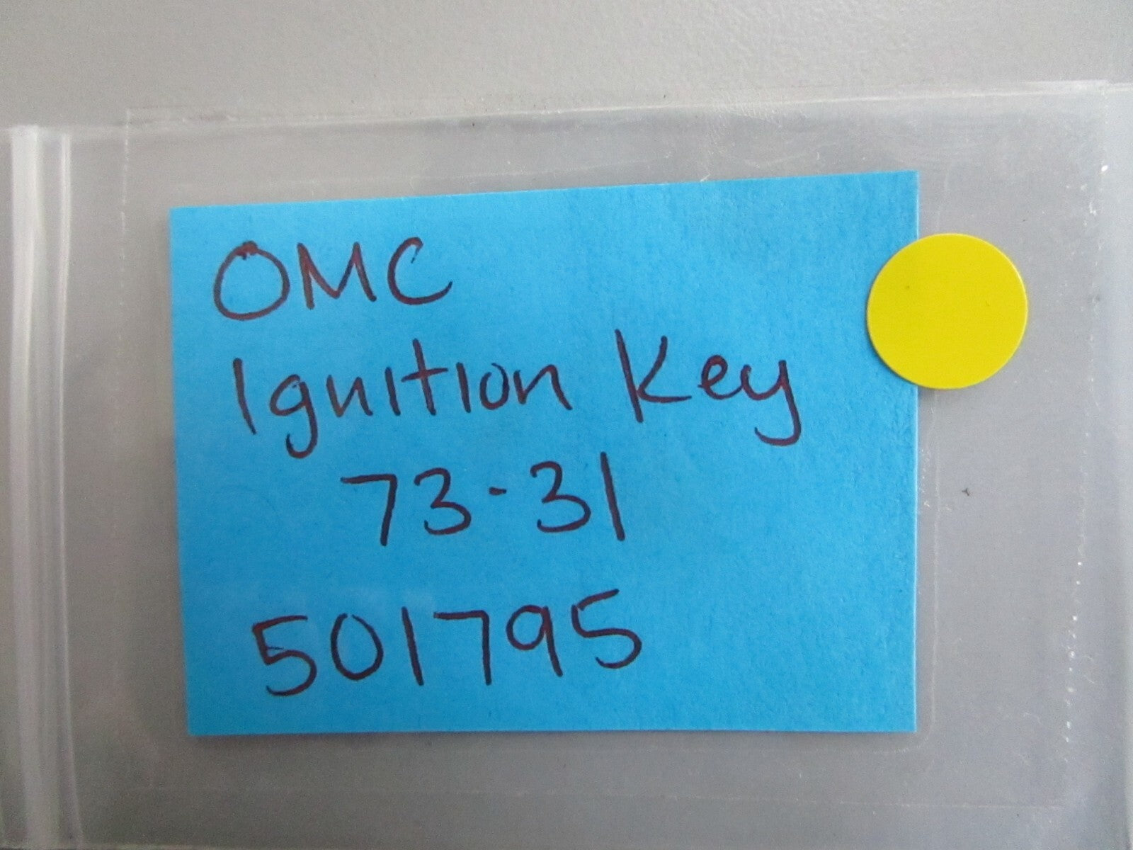 *NEW OEM* 0750 OMC Johnson Evinrude  IGNITION KEY (73-31)  501795 0501795
