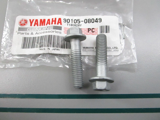 NEW OEM (LOT OF 2) 90105-08049-00 Yamaha Bolt 0810