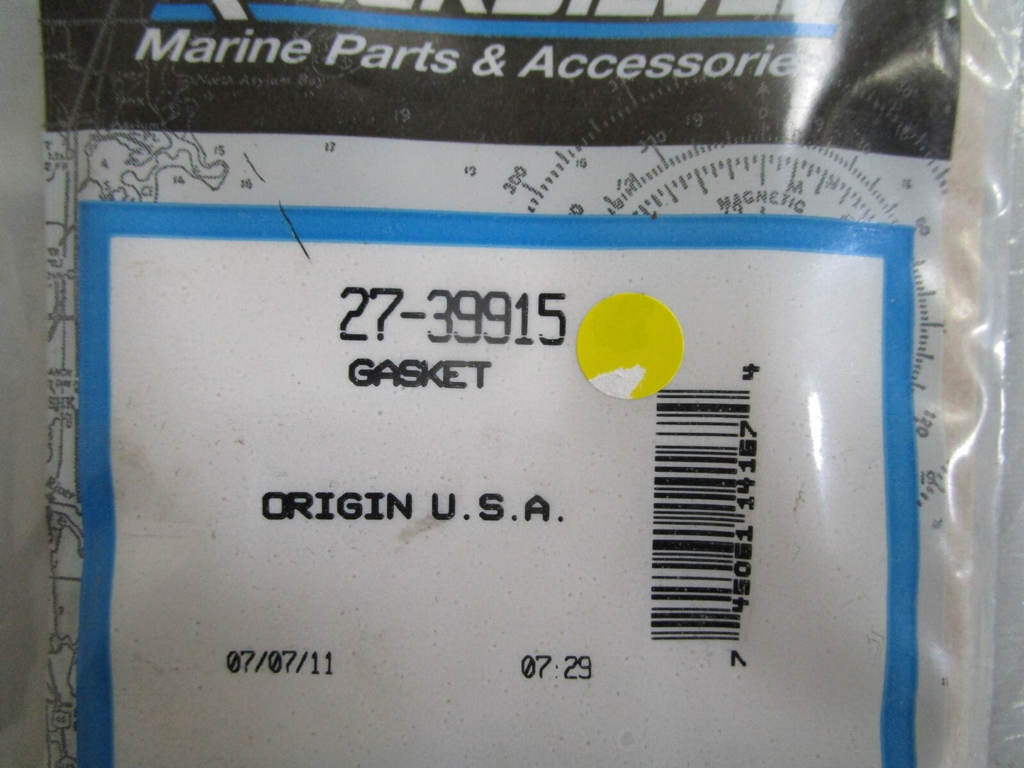 *NEW OEM* (LOT OF 2) 0810 Mercury Quicksilver Gasket 27-39915