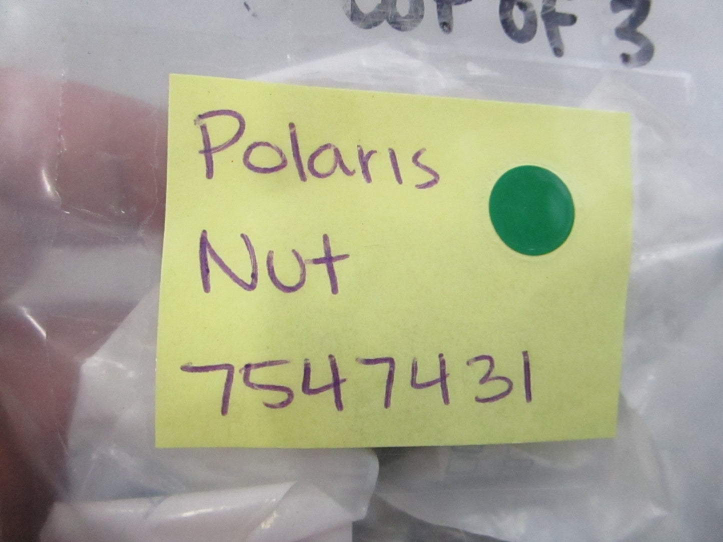 NEW OEM (LOT OF 3) 7547431 Polaris Nut 0810