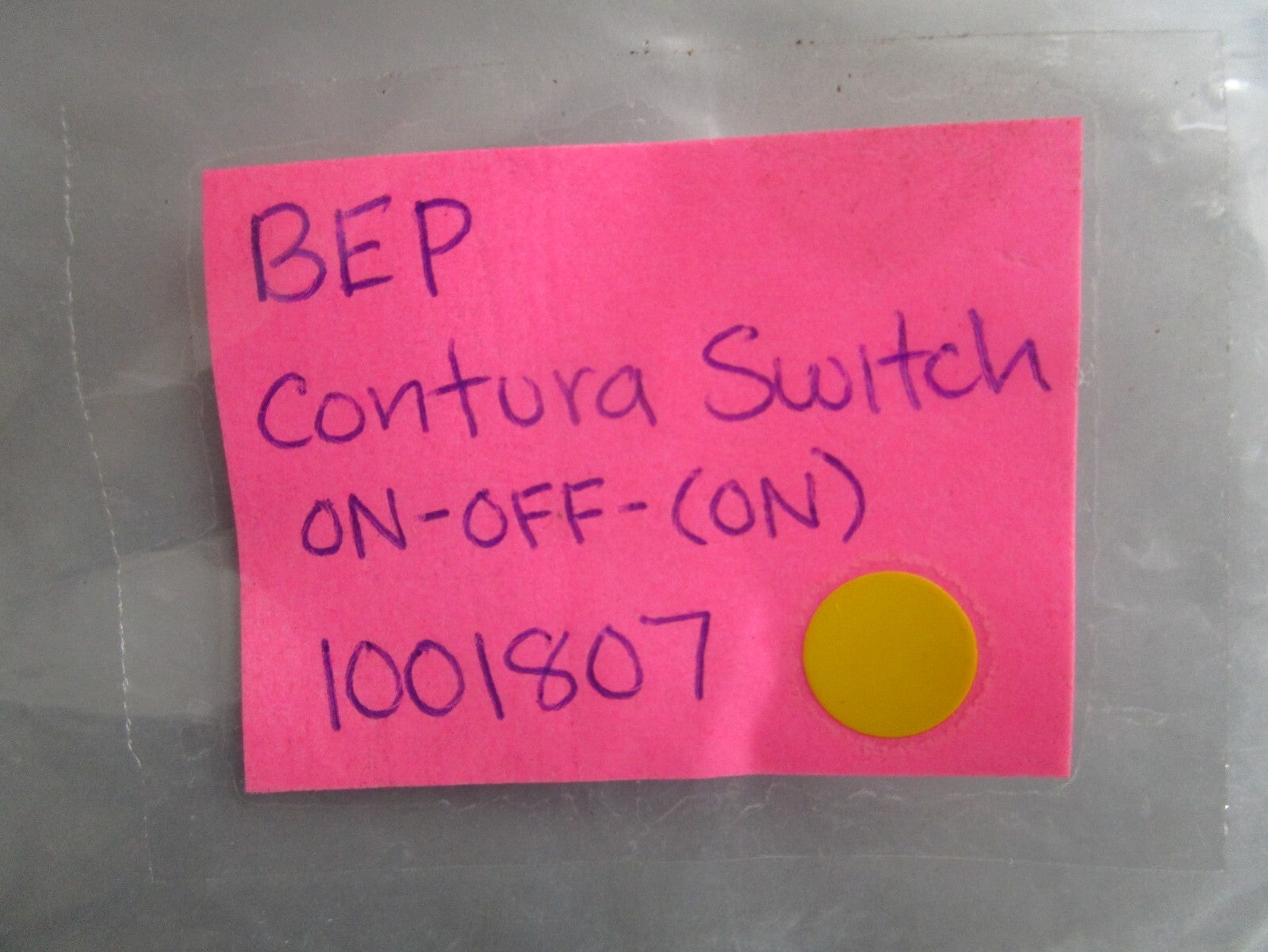 *NEW* 0810 BEP Contura Switch On/Off (ON) 1001807