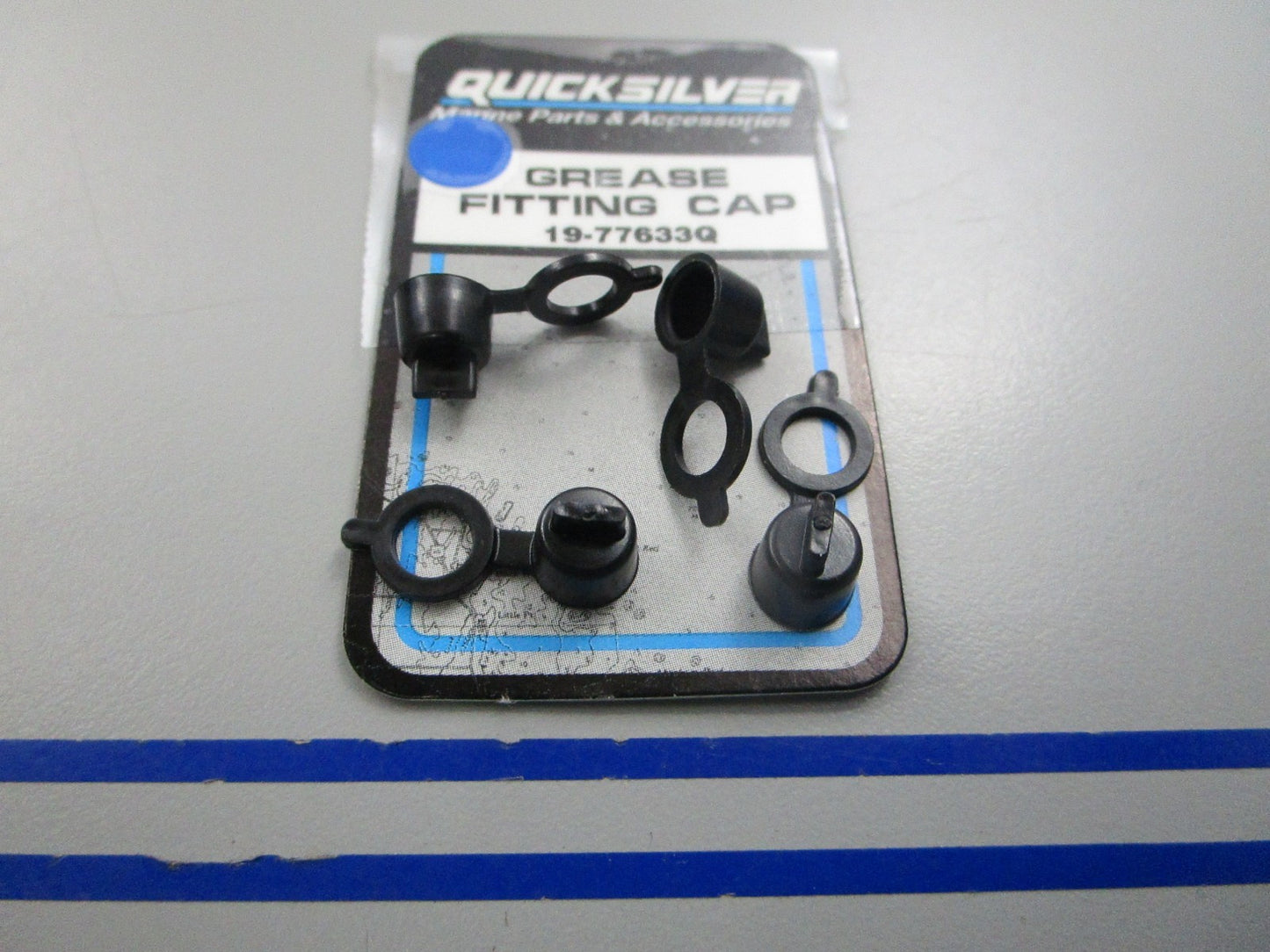 NEW OEM (LOT OF 4) 19-77633Q Mercury Quicksilver Grease Fitting Cap 0810