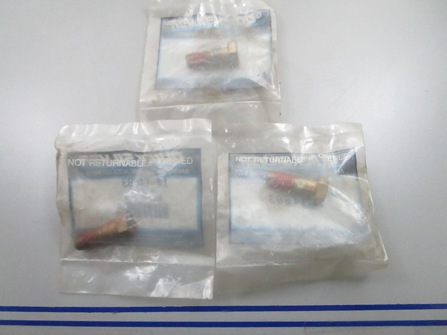 *NEW OEM* (LOT OF 3) 0810 Mercury Quicksilver Screw 10-14883