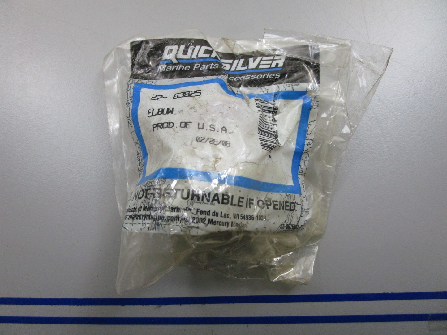 *NEW OEM* 0810 Mercury Quicksilver Elbow 22-63825