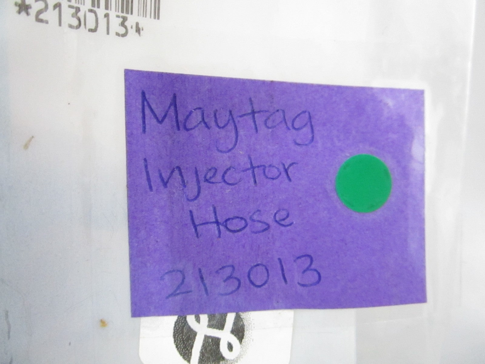 NEW OEM 213013 Maytag Injector Hose 0810