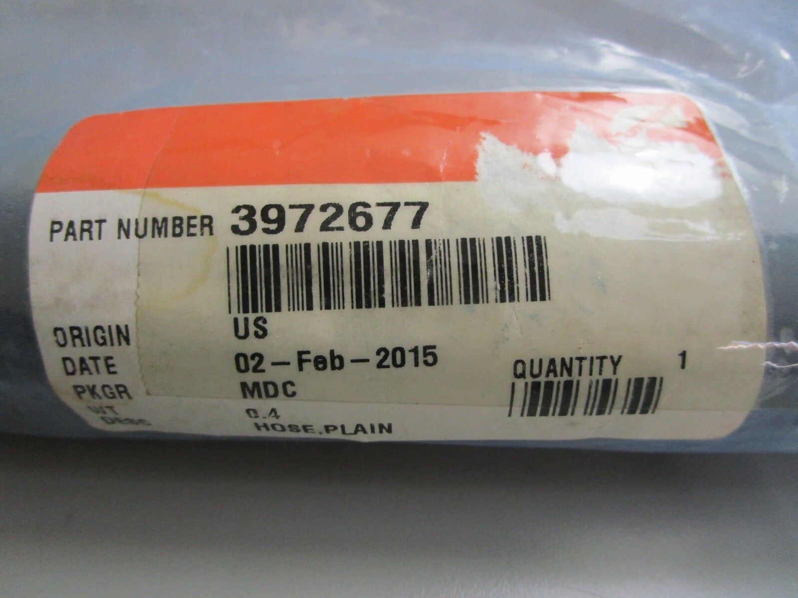 *NEW* 0810 Cummins Plain Hose 3972677