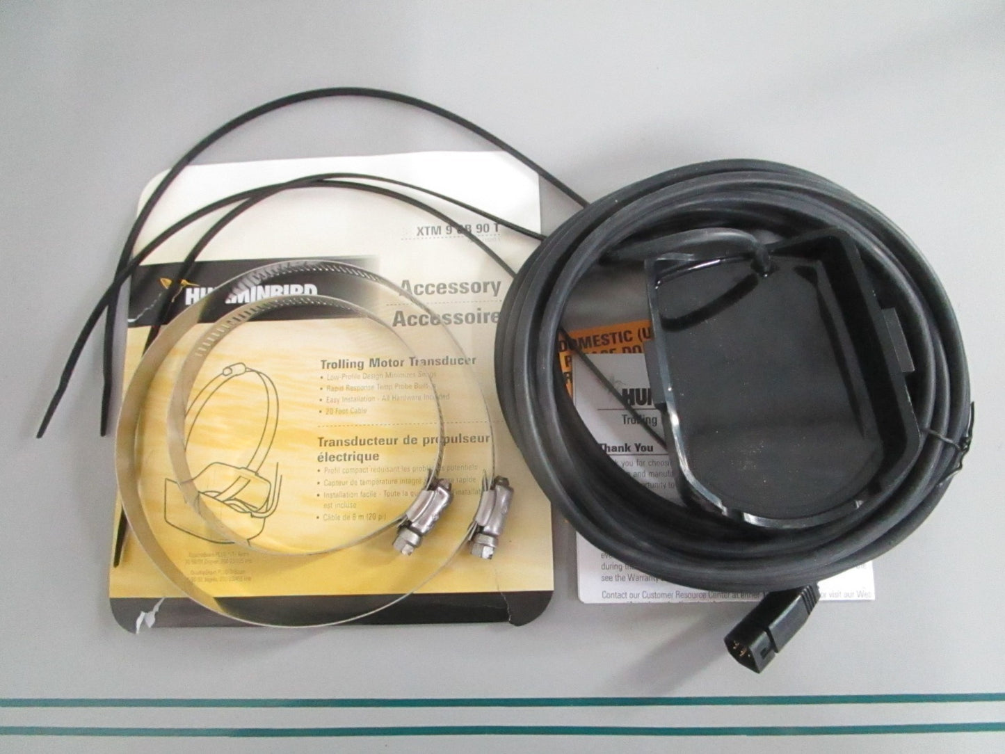 NEW OEM 710203-1 XTM-9-QB-90-T Humminbird Trolling Motor Transducer 0820