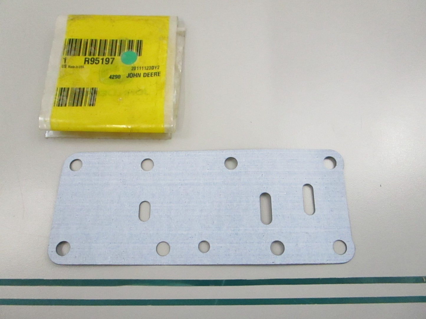 John Deere NEW OEM Steel Gasket R95197 6010 6020 6100 6200 6300 6400 NOS 0810