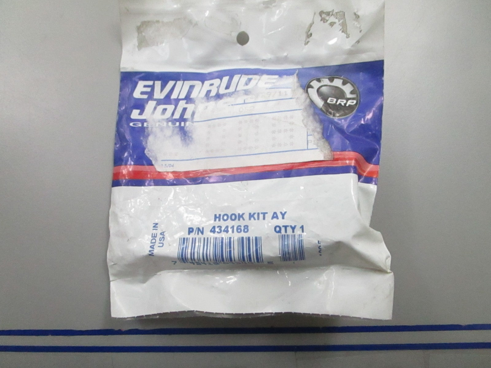 *NEW OEM* 0810 OMC Johnson Evinrude Hook Kit Assembly 434168 0434168