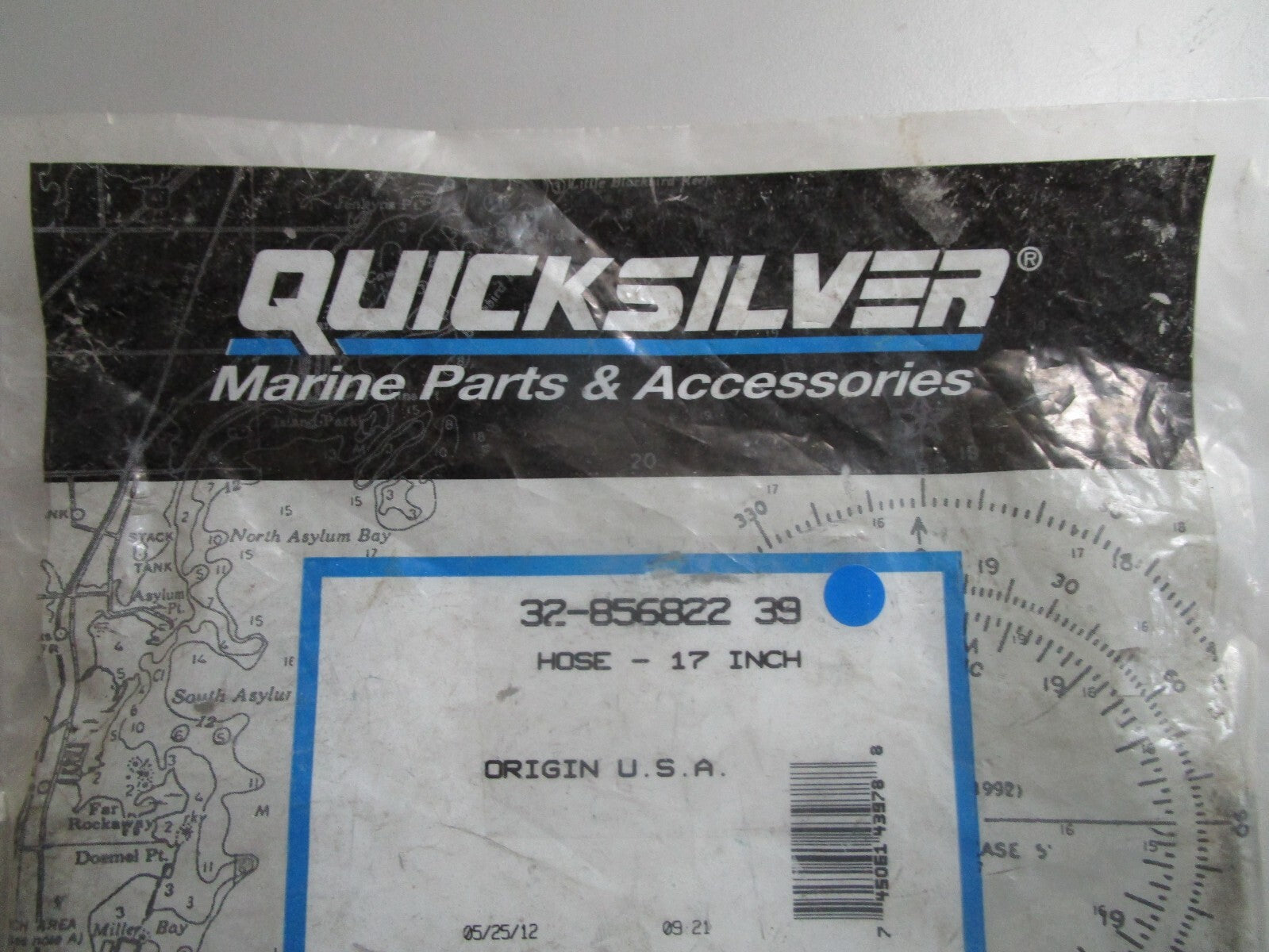 *NEW OEM* 0810 Mercury Quicksilver 17" Hose 32-856822 39