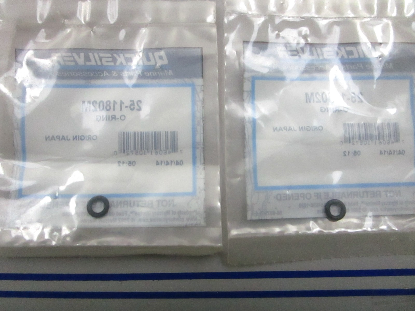 *NEW OEM* (LOT OF 2) 0810 Mercury Quicksilver O-Ring 25-11802M