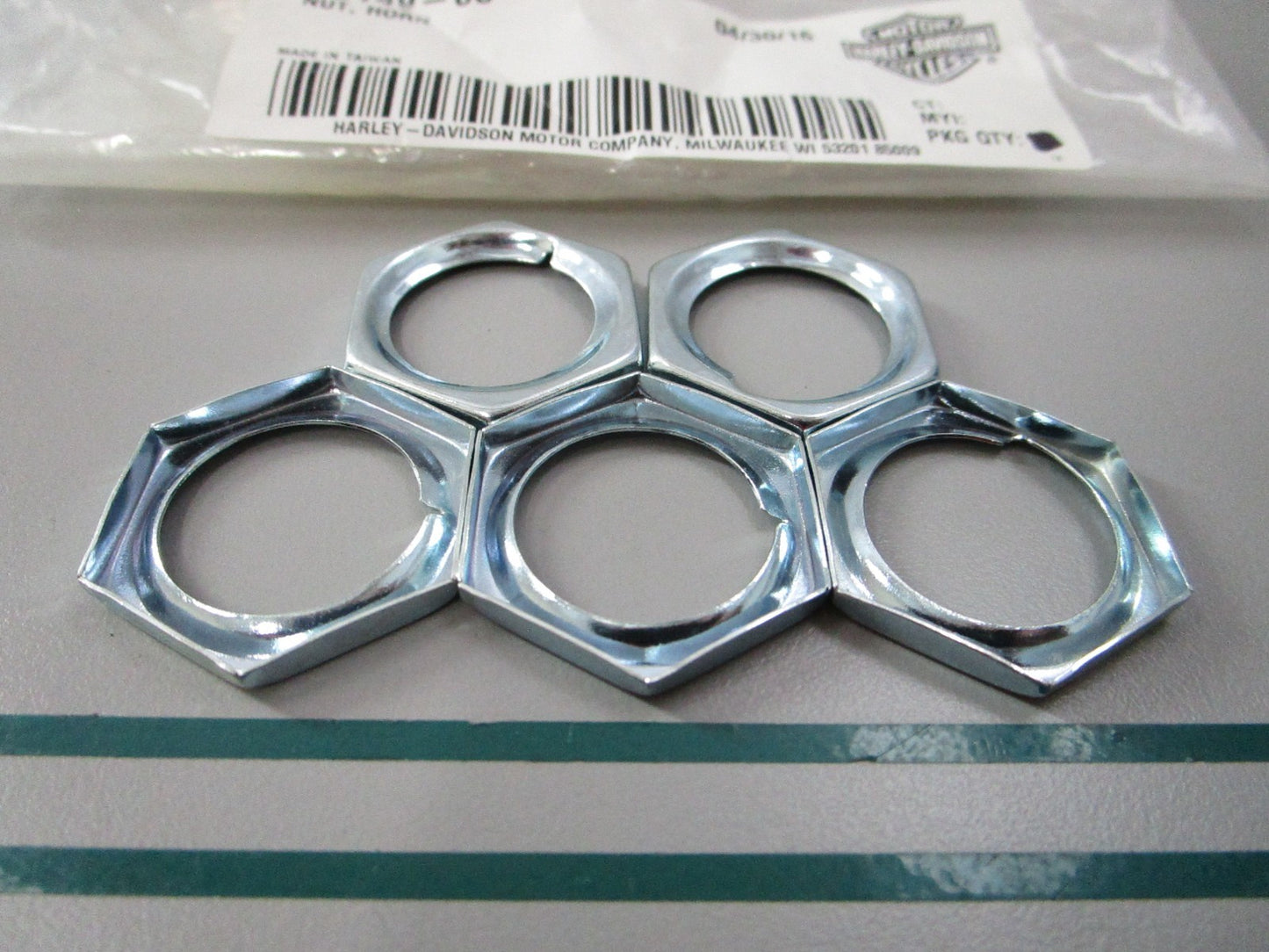 NEW OEM (LOT OF 5) 69149-65 Harley Davidson Horn Nut 0810
