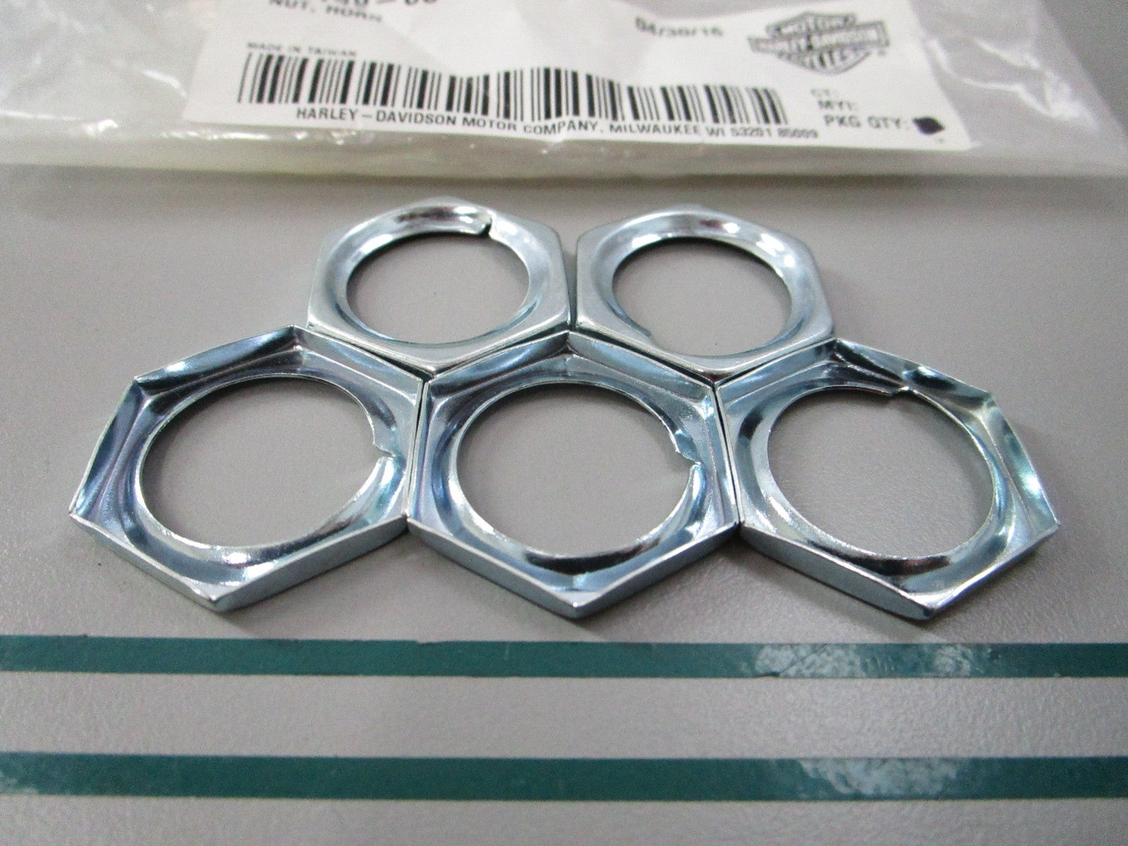 NEW OEM (LOT OF 5) 69149-65 Harley Davidson Horn Nut 0810