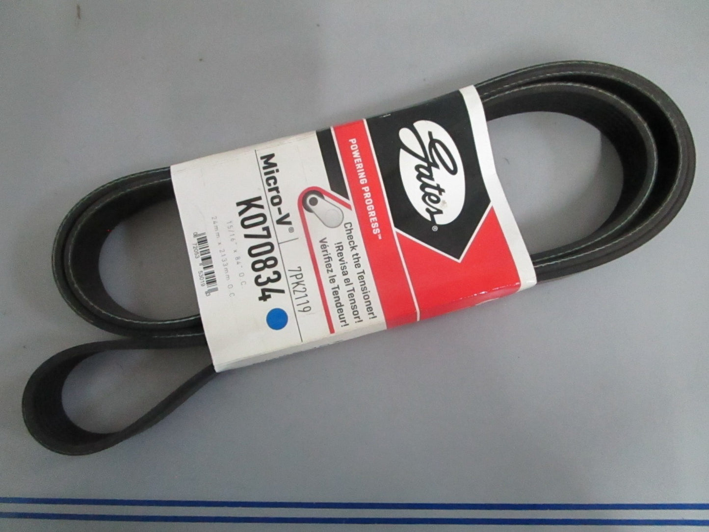 NEW K070834 Gates Micro-V Serpentine Belt 0820
