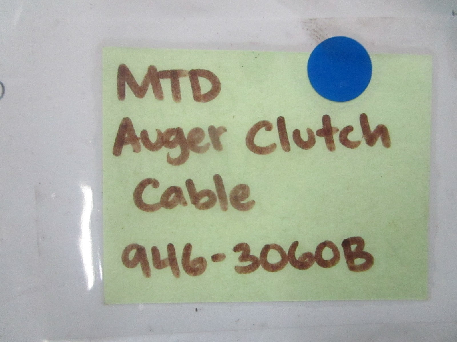 *NEW OEM* 0810 MTD Auger Clutch Cable 946-3060B
