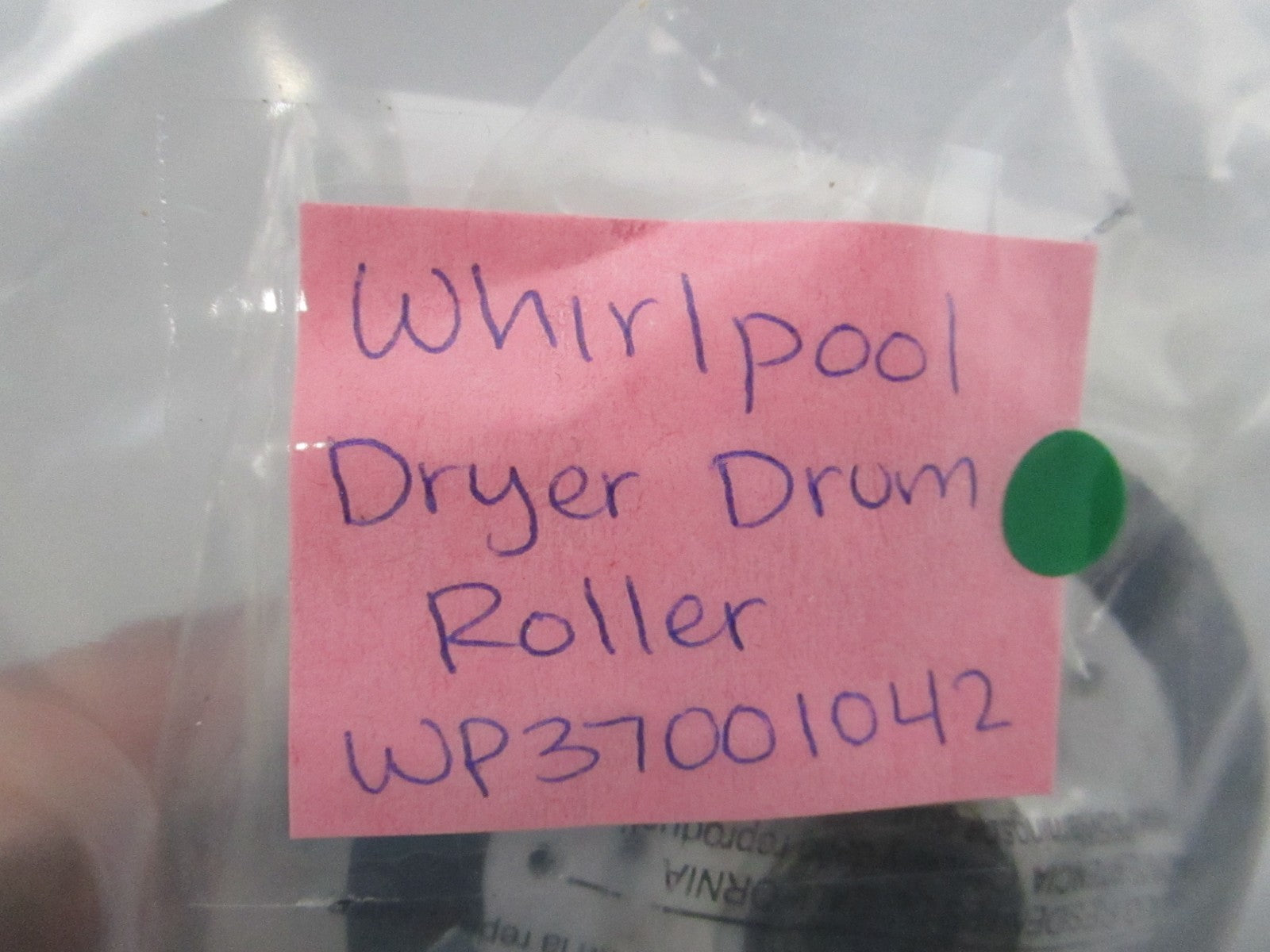 NEW OEM WP37001042 Whirlpool Dryer Drum Roller 0810