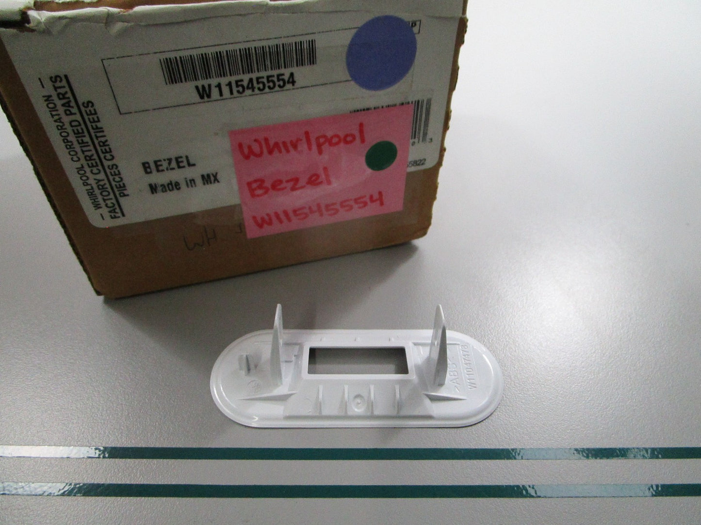 NEW OEM W11545554 Whirlpool Bezel 0810