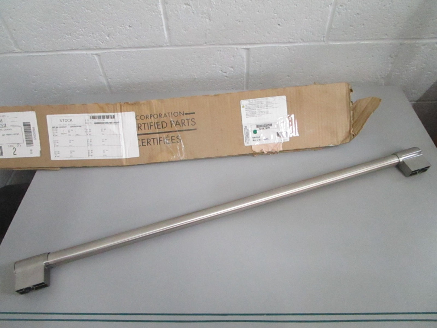 Whirlpool NEW OEM Maytag Refrigerator Door Handle W10879677 NOS Stainless 0820