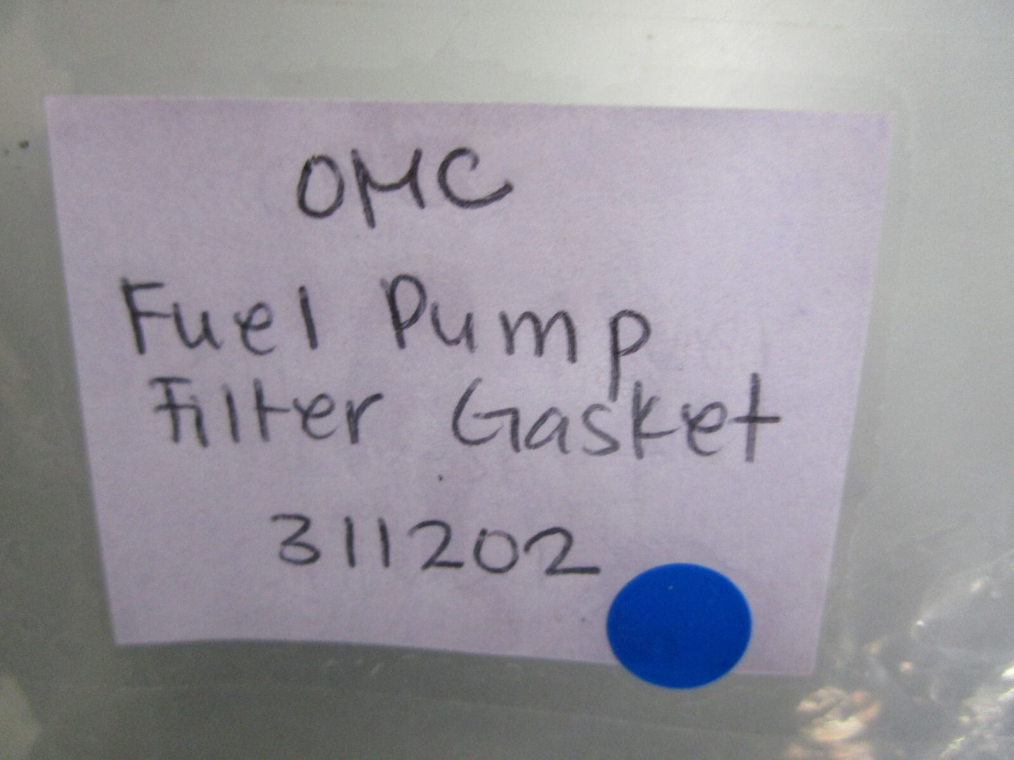 *NEW OEM* (LOT OF 2) 0770 OMC Johnson Evinrude Fuel Pump Filter Gasket 311202