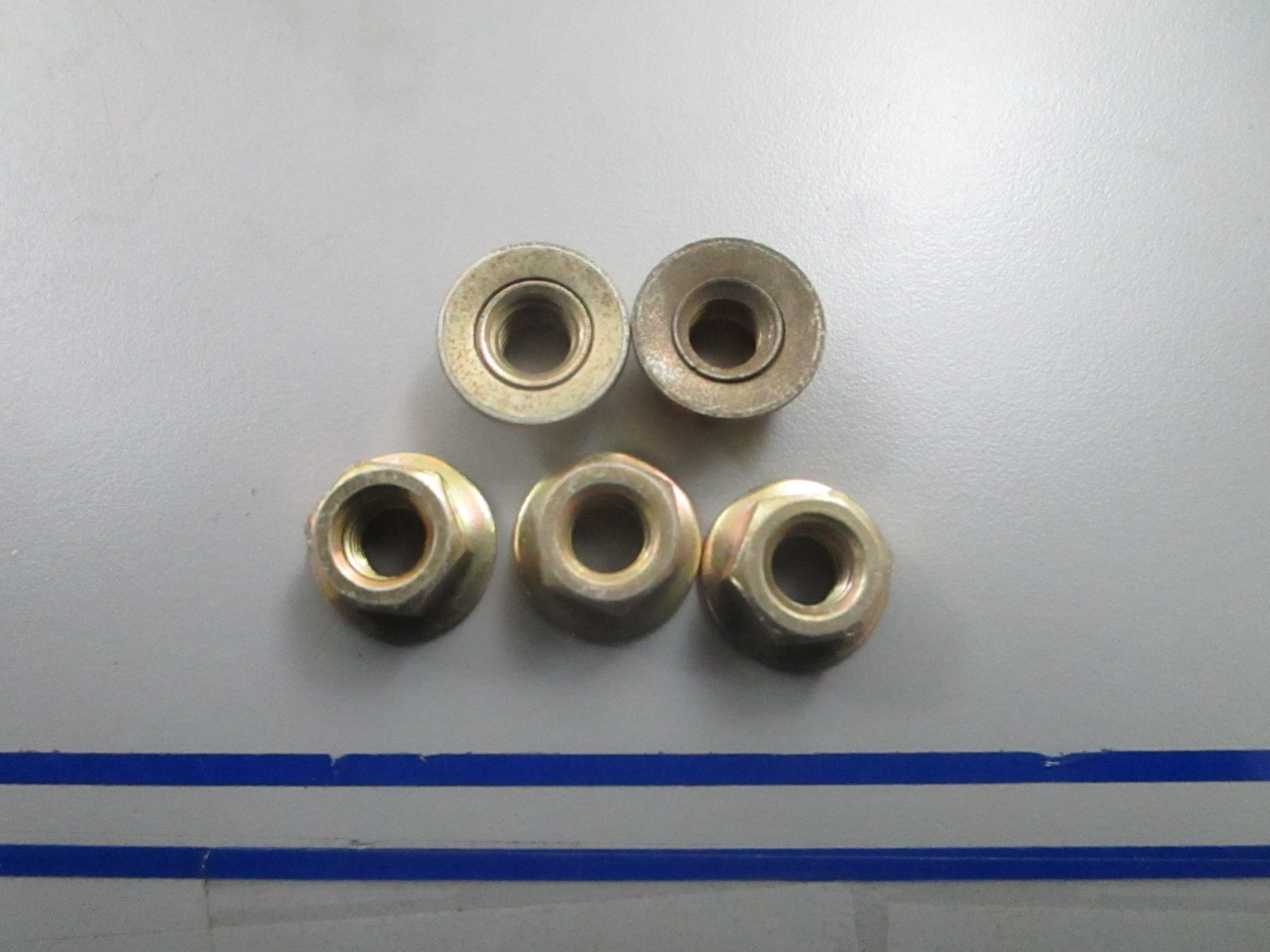 *NEW OEM* (LOT OF 5) 0810 OMC Johnson Evinrude Lock Nut 3853714