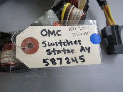 *NEW OEM* 0820 OMC Johnson Evinrude 150 200 250HP Switcher Stator 587245 0587245