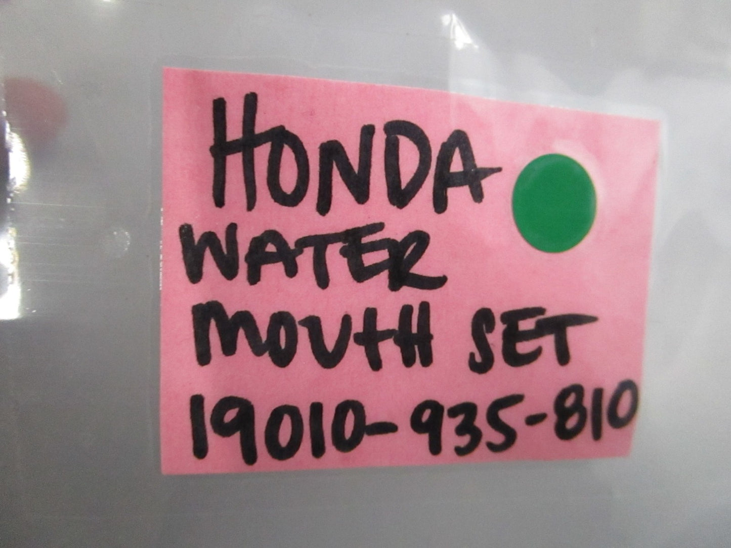 NEW OEM 19010-935-810 Honda Water Mouth Set 0810