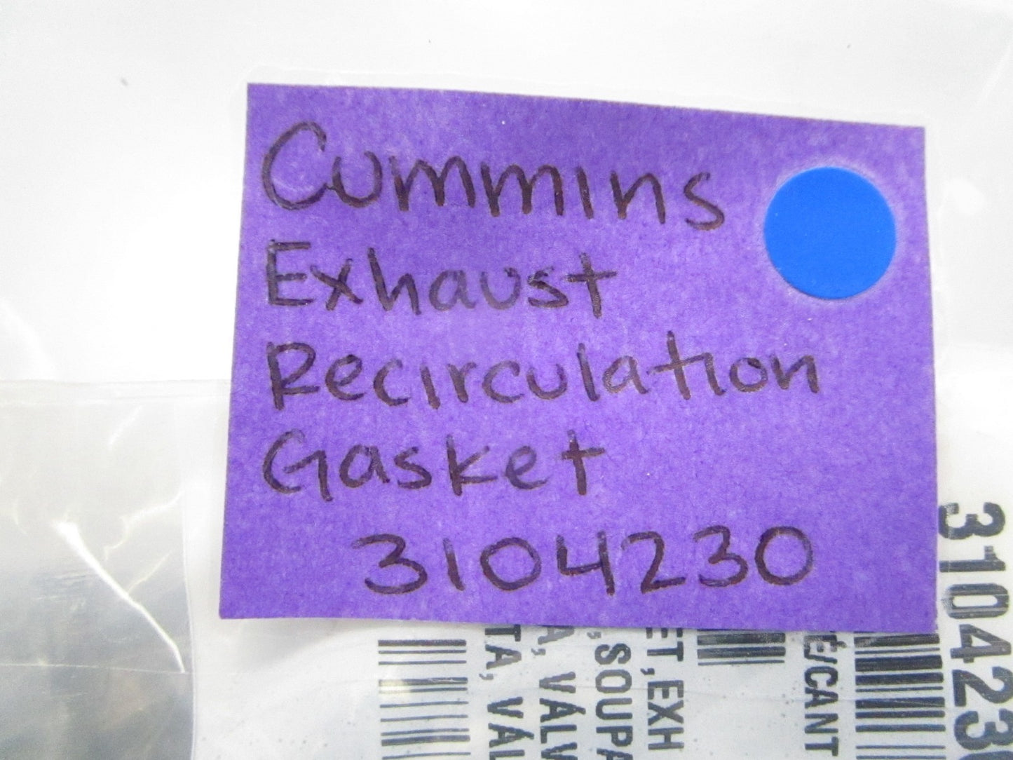 *NEW OEM* 0810 Cummins Exhaust Recirculation Gasket 3104230
