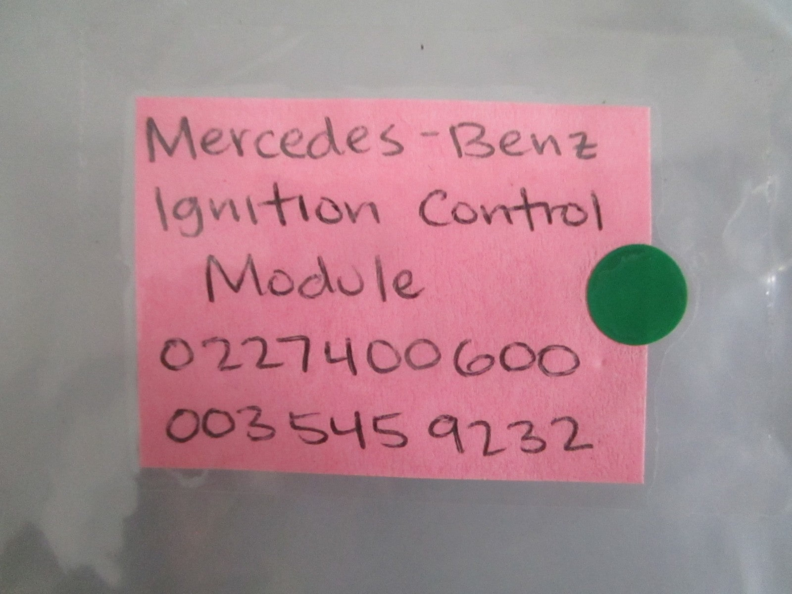 NEW OEM 0227400600 0035459232 Mercedes-Benz Bosch Ignition Control Module 0820