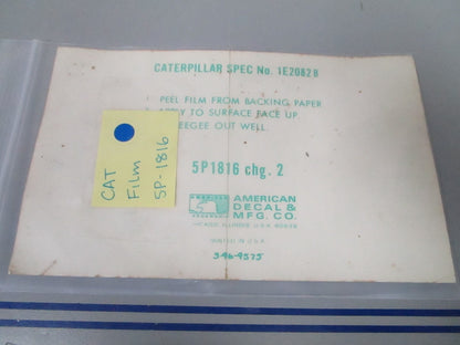 *NEW OEM* 0810 CAT Film 5P-1816
